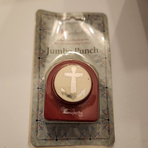 Anchor Nautical Jumbo Hole Punch Emagination paper Scrapbook Craft Shapes - Picture 1 of 6